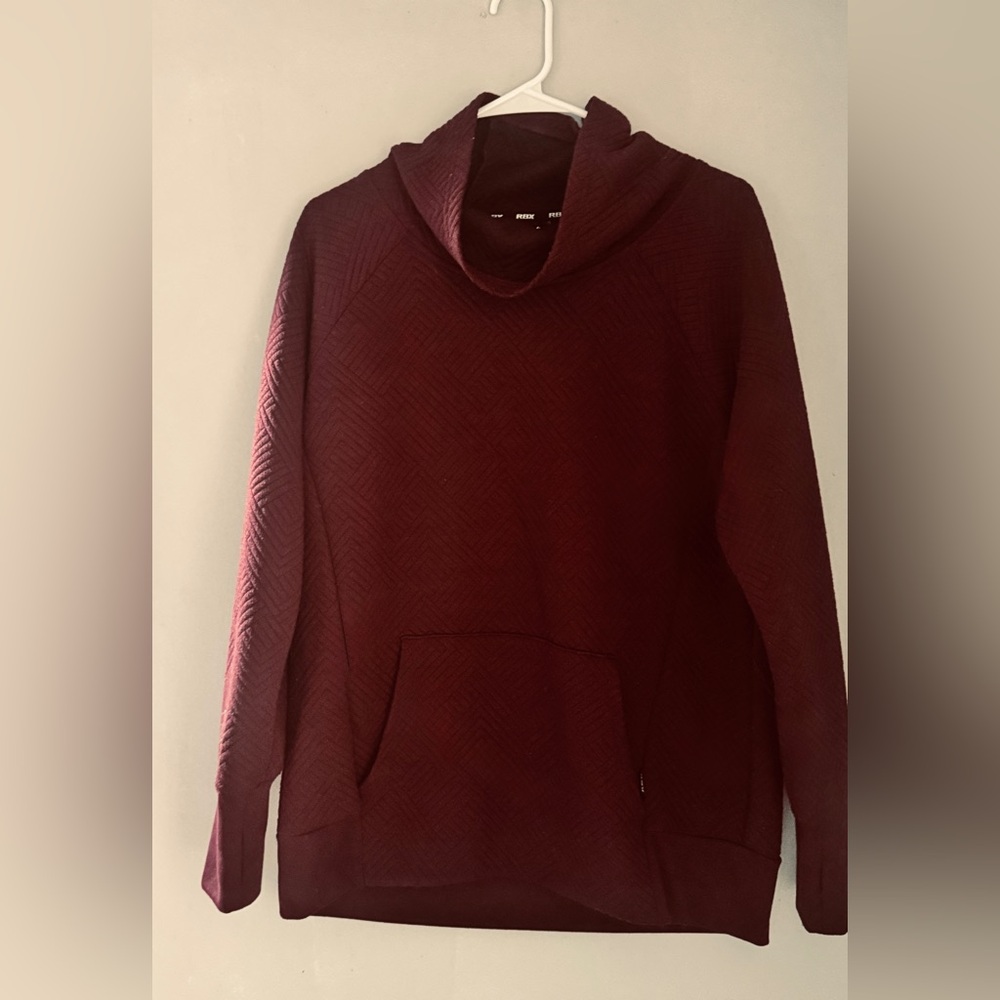 RBX Maroon Cowl Neck Sweater